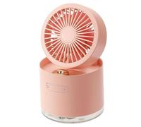 Ventilateur de bureau personnel - gadget de flux d'air USB rechargeable, mini ventilateur de refroidissement silencieux | Système de brise de table, ventilateur en lumière de nuit à LED, équipement de