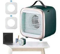 Ventilateur de bureau personnel - Petit refroidisseur élégant avec flux d'air puissant pour le confort quotidien | Mini ventilateur portable pour chambre à coucher, dortoir, trafic de navettes