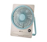 Ventilateur de bureau, petit outil de refroidissement électrique silencieux, alimenté par USB, ventilateur personnel avec écran numérique LCD, design à suspendre ou à poser pour cuisine, bureau
