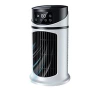 Ventilateur de bureau portable avec fonction de synchronisation - Petit ventilateur de refroidissement familial - Humidificateur à froid AC personnel