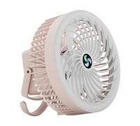 Ventilateur de bureau pour camping Ventilateur de plafond suspendu à 3 vitesses LED lumière 1200 mAh Ventilateur à batterie pour vous garder au frais et confortable ventilateur de camping alimenté par
