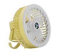 Ventilateur de bureau pour camping Ventilateur de plafond suspendu à 3 vitesses LED lumière 1200 mAh Ventilateur à batterie pour vous garder au frais et confortable ventilateur de camping alimenté par