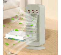 Ventilateur De Bureau Rafraîchissant,Ventilateur De Bureau Silencieux Et Portable - Appareil 3 Vitesses À Double Moteur Oscillant Pour Intérieur Et Extérieur