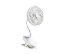 Ventilateur de bureau rechargeable à clipser 3600 mAh Rotation 720° 4 | Fonctionne jusqu'à 15 heures avec une seule charge, vous gardant au frais toute la journée sans recharger fréquemment.