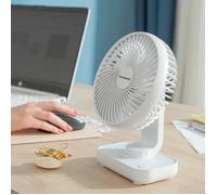 InnovaGoods Ventilateur de Bureau Rechargeable Fanrec Ø5,4'' 3600 mAh / 13,3 W