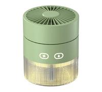Ventilateur de bureau | Refroidisseur de brume à faible bruit rechargeable | Circulatrice d'air pliable à 3 vitesses | Appareil de batterie portable de 1200mAh Mister | Ventilateur de refroidissement