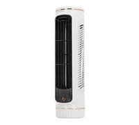 Ventilateur de Bureau sans Lame, Silencieux, Rechargeable, pour Chambre à Coucher, Bureau, 3 Vitesses, Métal ABS de qualité Supérieure, 26,7 Cm, pour une Utilisation à la Maison ou à (WHITE)