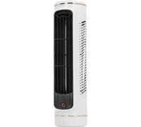Ventilateur de bureau sans pale, 3 vitesses, silencieux, rechargeable, pour la chambre à coucher, le bureau et l'extérieur, blanc