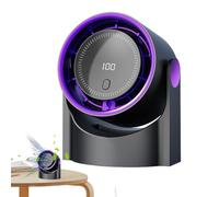 Ventilateur de bureau sans vent, un petit ventilateur sans navire sans cimetière, 5 vitesses, ventilateur de bureau silencieux, accessoires de refroidissement pour écran