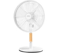Sencor Ventilateur de bureau SFE 3080WH – 3 vitesses – Oscillation 80° – Design métal et bois