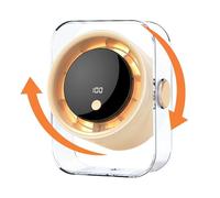 Ventilateur de Bureau Silencieux - 100 vitesses rechargeable silencieux avec écran numérique - Petit Ventilateur pour Dormir, Voyage, Camping, Maison, Cuisine, Chambre, Bureau,Pour Cuisine Chambre Ext