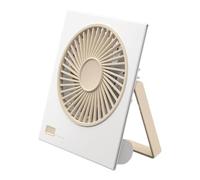 Ventilateur de bureau silencieux avec vitesse réglable - Texture ABS - Convient pour une utilisation multifonction au bureau ou à la maison