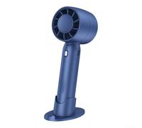 Ventilateur de bureau silencieux et portable sans pales avec chargement USB pour un confort estival (bleu)