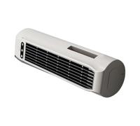 Ventilateur de bureau tour - Petit ventilateur tour pour chambre à coucher, v́entilateur sans lame pour table de bureau portable, v̀entilateur ďe b́ureau sans lame réglable 9 x 9 x 31,5 cm, 3 réglages