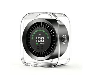 Ventilateur de bureau USB, 100 vitesses, ultra silencieux 20 dB, batterie 4000 mAh, 15 heures de refroidissement, écran LED, support mural 2 en 1, réglable à 360°, mini ventilateur de table personnel
