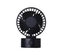 Ventilateur de bureau USB facile à utiliser, ventilateur de table à 2 vitesses et angle réglable avec câble USB pour ordinateur portable, banque d'alimentation, PC, pour la maison, le bureau, l'école