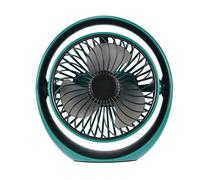 Ventilateur de bureau USB rechargeable et portable, silencieux, 3 vitesses, | Ventilateur de bureau USB rechargeable et portable, silencieux, avec 3 vitesses et une orientation à 270° pour plus de