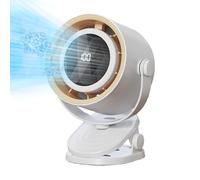 Ventilateur de bureau USB sans lame - Petit appareil de refroidissement personnel portable 5 W, ventilateur électrique silencieux, angle réglable, économie d'énergie, design moderne | Veilleuse d'ambi