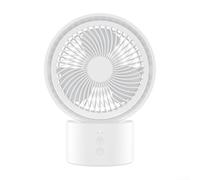 Ventilateur de bureau USB silencieux avec vibration automatique à 90 degrés, inclinaison réglable à 60 degrés, moteur sans balais à cinq niveaux et longue durée de vie de la batterie