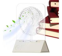 Ventilateur De Bureau USB | Ventilateur Personnel Pliable pour Bureau,Appareil De Refroidissement Rechargeable Avec Quatre Vitesses De Vent Pour Salon Dortoir Voyage Chambre Maison Et Camping