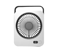 Ventilateur de bureau | Ventilateur de refroidissement de bureau, réglages à 5 vitesses de 1200 mAh réfrigérateur personnel pour chambre à coucher, maison, voyage à l'intérieur de la plage en plein