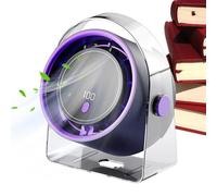 Ventilateur De Bureau,Ventilateur Personnel de Bureau Portable et Rechargeable | Ventilateur de Bureau Sans Pales pour Chambre, Voyage, Camping, Cuisine, Salle de Bain et Maison