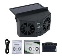 Ventilateur de camping à énergie solaire, rechargeable, portable, respectueux de l'environnement, pour le camping, la pêche, les pannes de courant, l'ouragan, les voyages