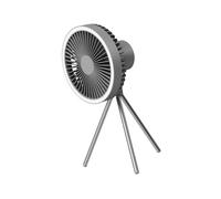 Ventilateur de camping portable avec éclairage LED moderne réglable USB électrique pour la maison, le bureau, le voyage, trépied avec veilleuse alimenté par USB pour éclairage LED, fonctionnement