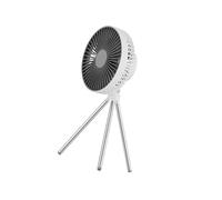 Ventilateur de camping portable avec éclairage LED moderne réglable USB électrique pour la maison, le bureau, le voyage, trépied avec veilleuse alimenté par USB pour éclairage LED, fonctionnement