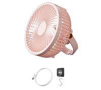 Ventilateur de camping puissant alimenté par USB avec moteur sans balais pour la maison, le bureau, la tente d'étudiant, le camping portable pour les tentes d'enfants