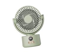 Ventilateur de camping sur trépied rechargeable, batterie portable de 3600 mAh, dispositif de refroidissement à affichage numérique pour la maison et l ' extérieur, ventilateur à affichage numérique