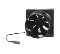 Ventilateur de canal 12 cm puissant en ligne 12 V Ventilateur d'extraction d'air intérieur pour atelier, tente de cave, ventilateur de ventilation en ligne