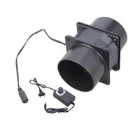 Ventilateur De Canal 8 Cm 12V Moteur Vitesse Réglable Pour La Ventilation La Salle Bain Enceinte L'imprimante Et Circulation D'air À Double Bille