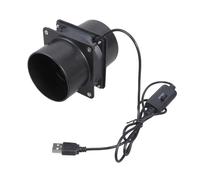 Ventilateur de canal en ligne économe en énergie 75 mm avec contrôle de 3 vitesses Ventilation haute pression pour serre salle de bain flux d'air calme solution de ventilation de salle de bain