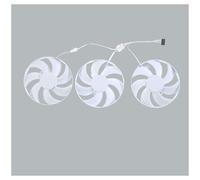 Ventilateur de carte graphique 105 mm T129215BU DC12V 0,50 A, compatible avec ASUS, ROG, Strix, GeForce, RTX 4080 et RTX 4090 (édition OC blanche).(Left fan)