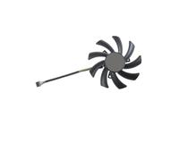 Ventilateur de carte graphique 85MM T129215SU DC12V 0,50 ampères, 4 broches, Compatible avec PNY RTX 4070 4060 Ti 4060 VERTO, double ventilateur DLSS(Black plug)