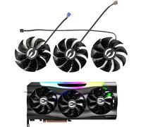 Ventilateur de carte graphique 87 mm PLD09220S12H RTX3080 RTX3070 de remplacement pour EVGA GeForce RTX 3070 3080 TI 3090 FTW3 (3 ventilateurs)