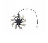 Ventilateur de Carte Graphique T128015BU FD8015U12D DC12V 0,50AMP, Compatible avec ASUS ，Carte vidéo AREZ PH RX550 2G (connecteur 4 Broches).