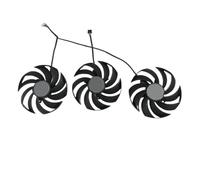 Ventilateur de carte vidéo refroidisseur de GPU VGA for 3080X10G 3080 3090 3090Ti 24g, refroidissement de carte graphique GPU, PLD10010B12HH(1 Set Triple Fan)