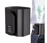 Ventilateur De Ceinture Portable - 3 Vitesses Réglables Ventilation Portable Rafraîchissante avec Batterie,Ventilateur De Hanche 6000mAh Soufflant De L'Air Frais - Pour Travail Voyage Camping Plein Ai