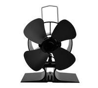 Ventilateur de chaleur - Ventilateur de cheminée |, non électrique, alimenté par la chaleur, avec couvercle de protection, pour l'extérieur et l'intérieur, faisant circuler l'air chaud