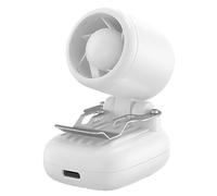 Ventilateur De Chapeau Avec Clip - Mini Ventilateur Portable De 2,4 Pouces | Dispositif De Refroidissement Rechargeable ABS Léger USB C 3 Vitesse Silencieux Conception De Clip Pour Mains Libres Pour