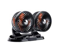 Ventilateur de chariot de golf portable de voiturette de golf, de voitures à double tête, de voitures USB à double tête, 24 V, accessoire de refroidissement de siège T