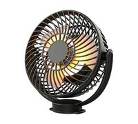 Ventilateur de chariot offrant une capacité d'énergie de 10 000 mAh et un mouvement complet pour une meilleure ventilation Ventilateur réglable à quatre vitesses