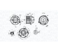 Ventilateur d'intérieur MAGNETI MARELLI 069412389010