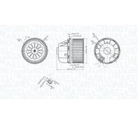 Ventilateur d'intérieur MAGNETI MARELLI 069412729010