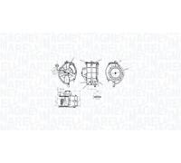 Ventilateur de chauffage 069412759010 MAGNETI MARELLI pour AUDI SKODA