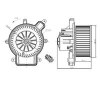 NRF Pulseur d'air habitacle 34270