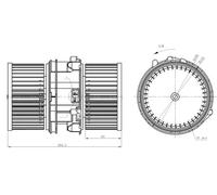 NRF Pulseur d'air habitacle 34290