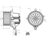 NRF 34295 Pulseur d'air habitacle